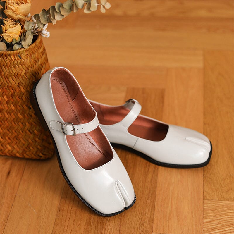 Martha™ | Leather Mary Janes