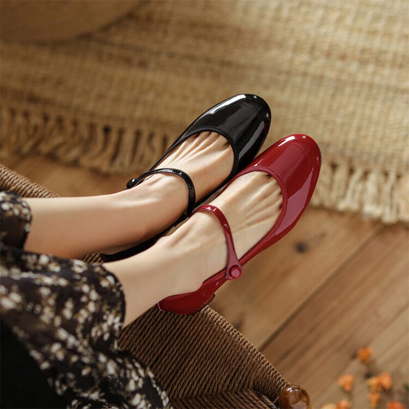 Livy™ | Leather Mary Janes