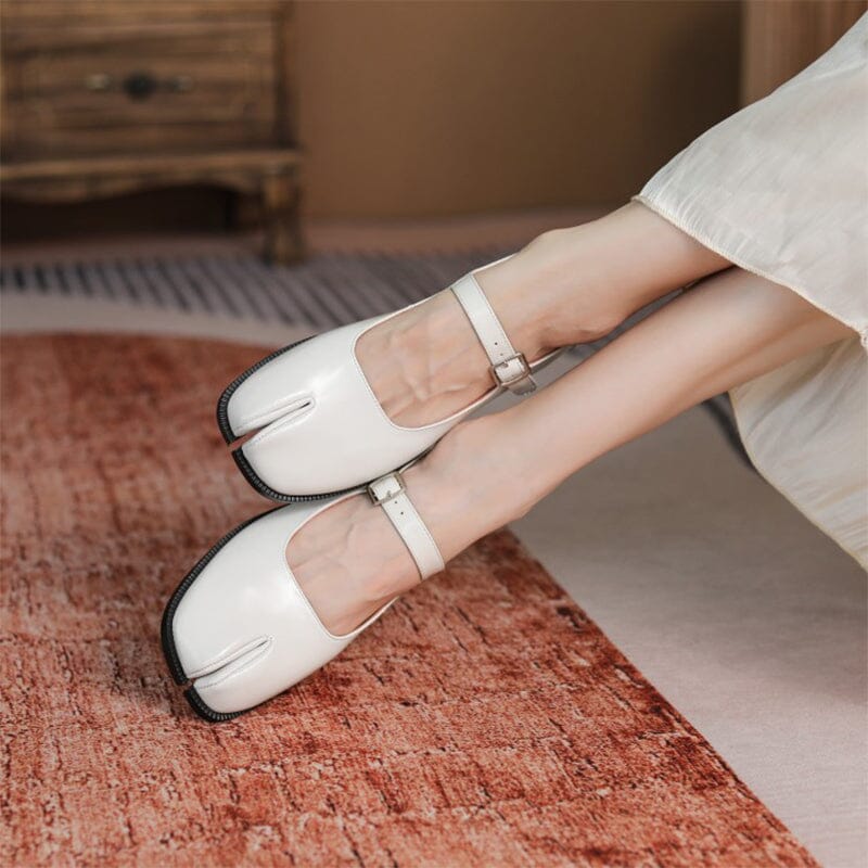 Martha™ | Leather Mary Janes