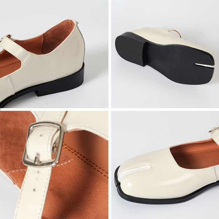 Martha | Leather Mary Janes