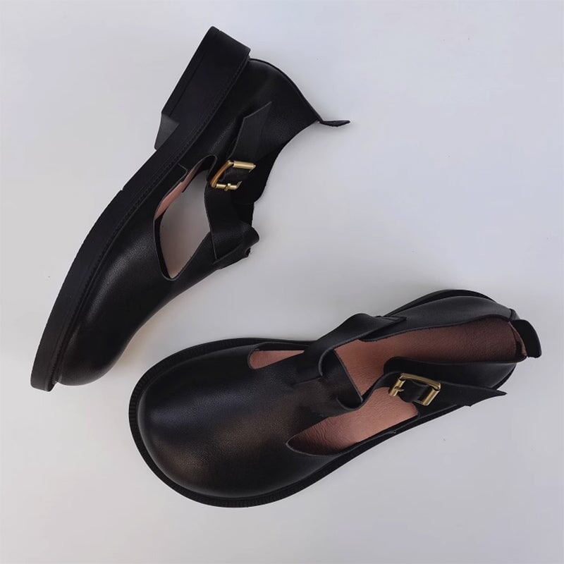 Colette™ | Leather Mary Janes