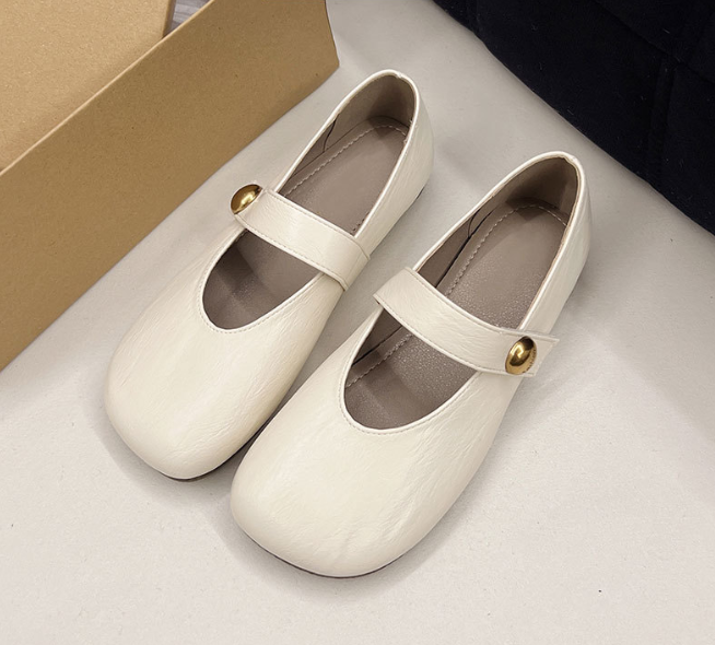 Irene™ | Leather Mary Janes
