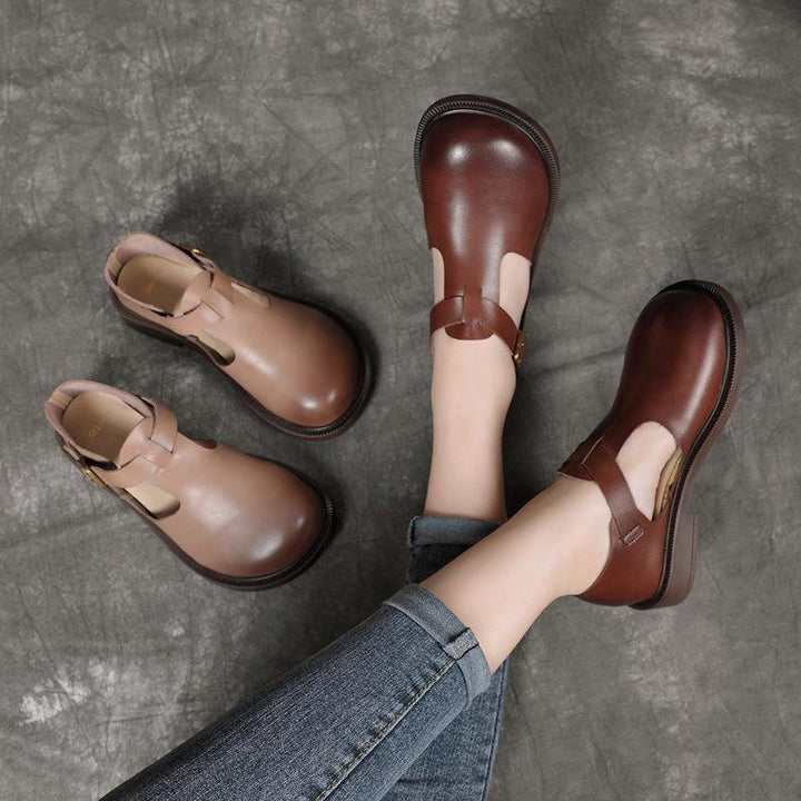 Colette | Leather Mary Janes