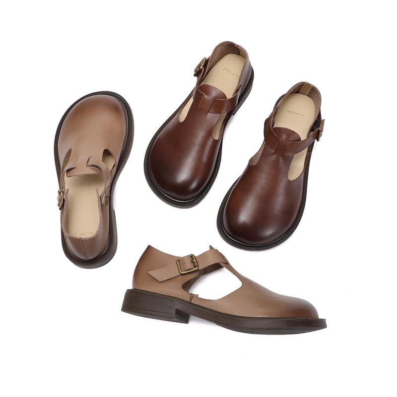 Colette | Leather Mary Janes