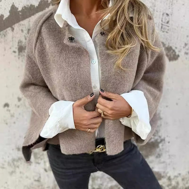 Elise™ | Wool-Blend Cardigan Jacket