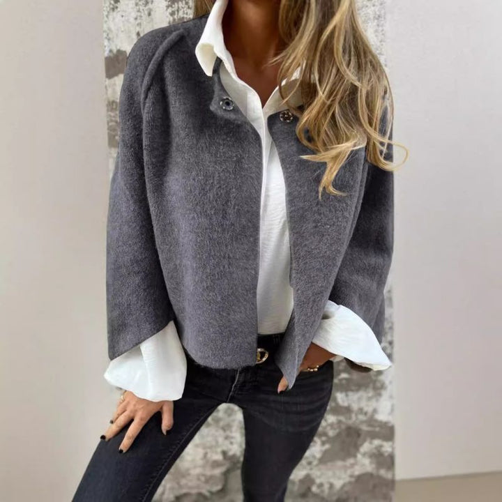 Elise™ | Wool-Blend Cardigan Jacket