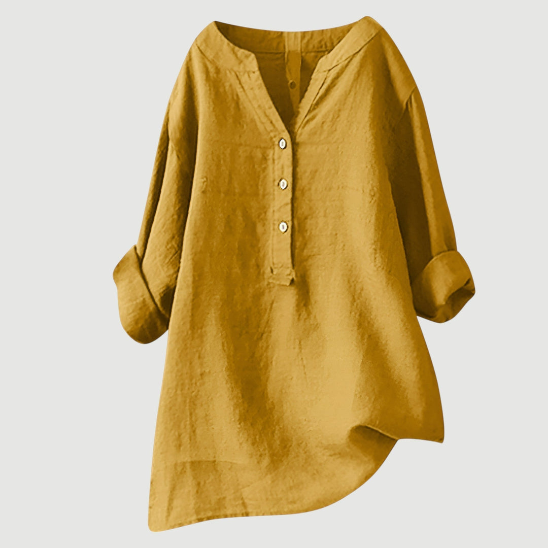 Freja™ | Airy and Comfortable Shirt with Buttons