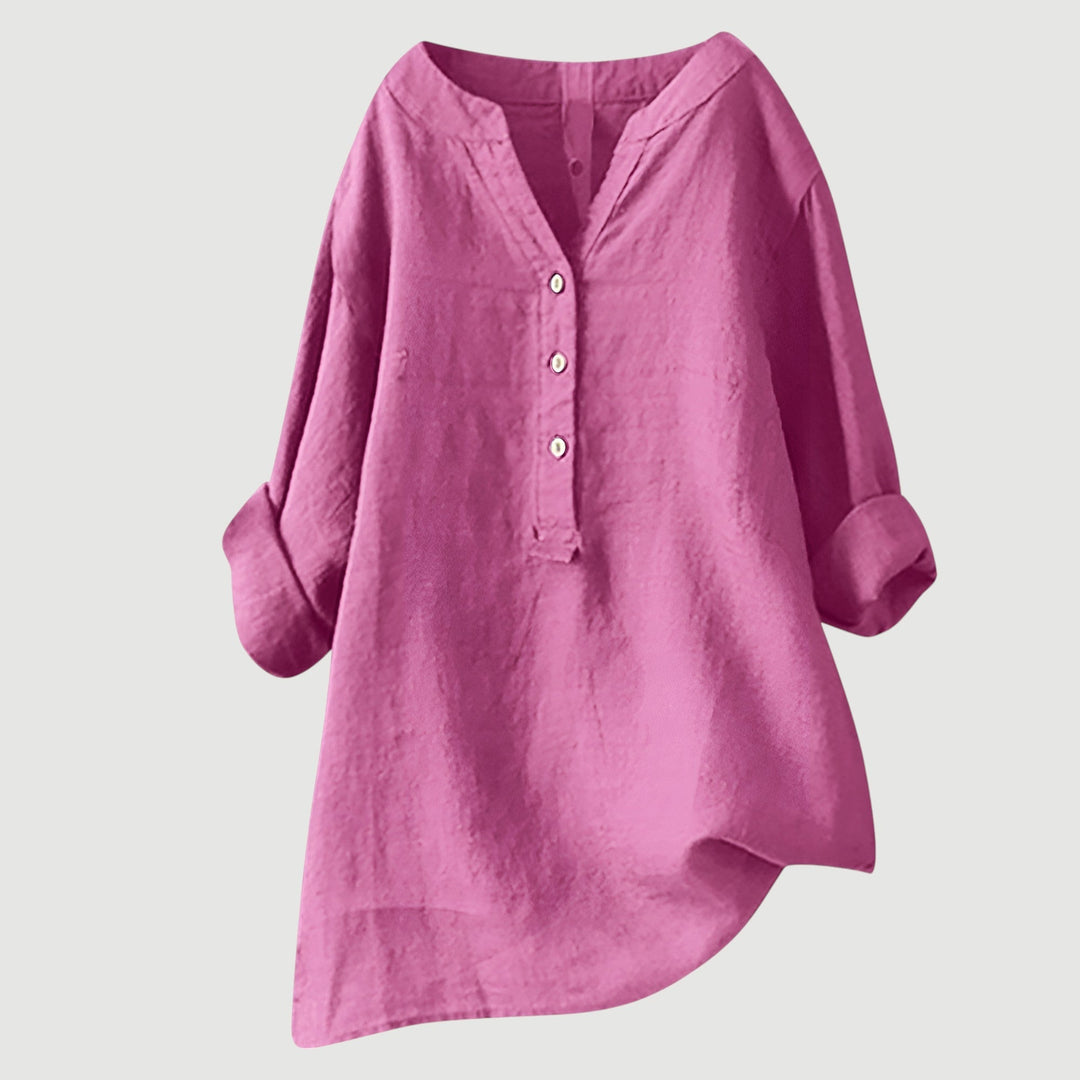 Freja™ | Airy and Comfortable Shirt with Buttons